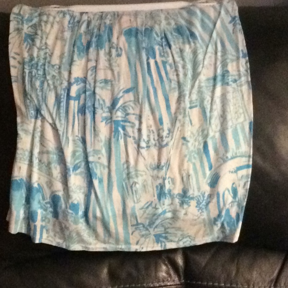 Lilly Pulitzer strapless top sz large